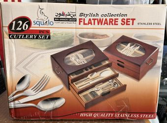 Flatware Set ,126 Pcs,stainless Steel (new!)