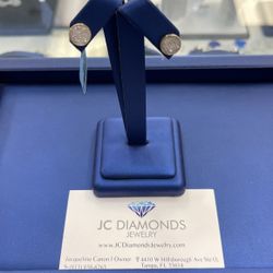 Earrings 1ok Gold Diamonds 