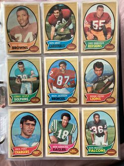 1970 Topps Football Complete Set (1-263)