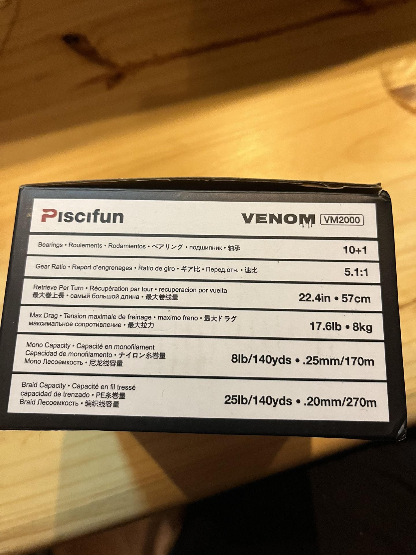 Piscifun Venom 2000 brand New In Box