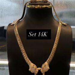 Cadenas y pulseras 10k y 14k. 