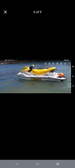 2005 SEADOO JET SKI 00 HOURS NEW TOP END PISTON KIT NEW SEATS LAKE READY FUEL INJECTION 2STROKE 2027 TAGS NO CART OR TRAILER