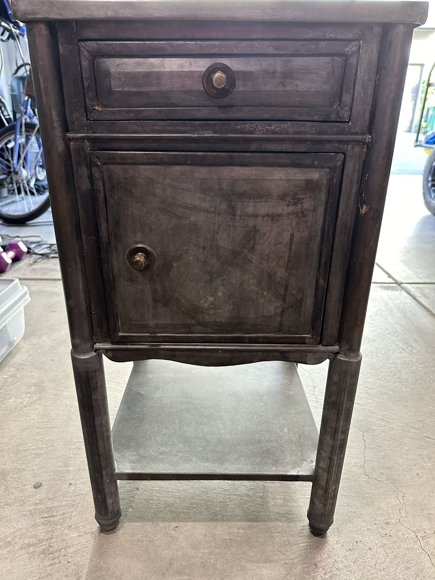 End Table, Hallway Cabinet, Very Cool All Metal