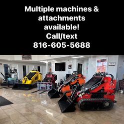 Skid Steers | Excavators | Attachments – Equipment for sale!