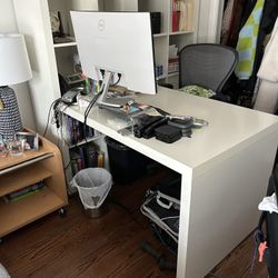Desk And Bookshelves Set