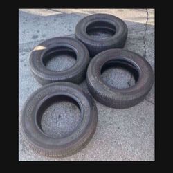 4 - 265/65r17 Ironman Rb-suv Tires All Matching 80% Treads Tires!!!!!!!!