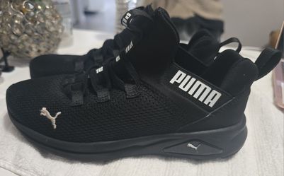 Puma Kids Shoes Size 2 Black – Good Condition