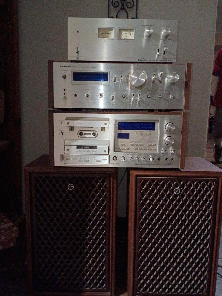 Vintage Pioneer Receiver Sp8800 Component Stereo