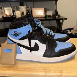 Size 10 Men’s Jordan 1 Retro High OG “UNC Toe”