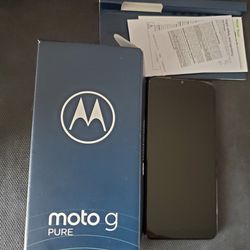 UNLOCKED Moto G PURE 32gb  OPEN BOX