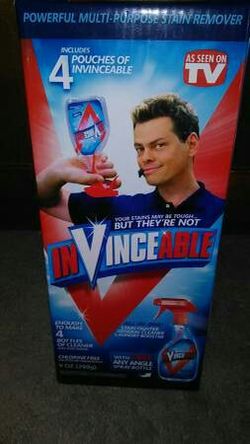 Invinceable cleaner* makes 4 bottles per box
