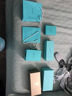 Tiffany & Co and Versace case; bags ($20) All