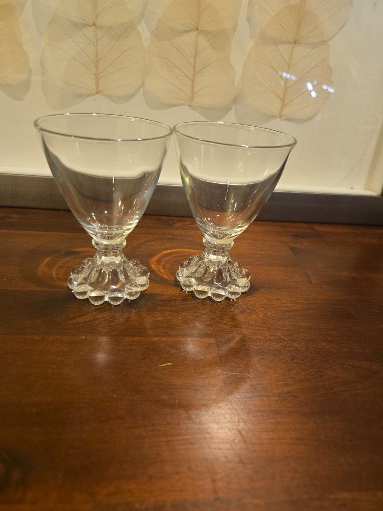2 Vintage Boopie Cordial Glasses – 3.75”