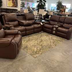 3pc Power Reclining Sofa Set