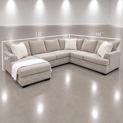 OVERSIZED XL U-Sectional Sofa Couch DELIVERY AVAILABLE