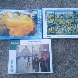 Lot Of 3 Jigsaw Puzzles 10.00