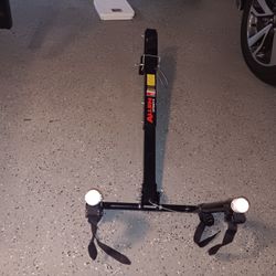 bike rack bicycle rack 2 bike 1 1/4 reciever. nice light space saver.