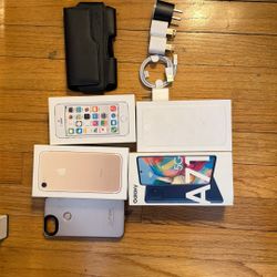 iPhone And Samsung Box Case And Chargers