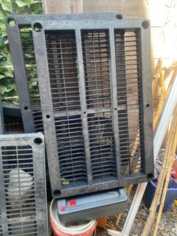 Free bike and plastic shelving