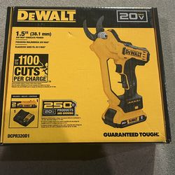 Dewalt 20v pruner kit (battery and charger included )
