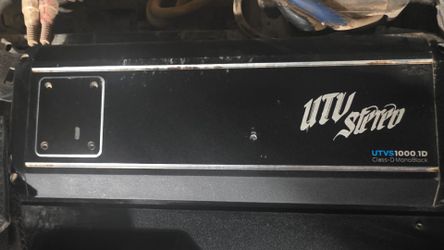 UTV Stereo UTVS1000.1D Class-D Monoblock Amplifier