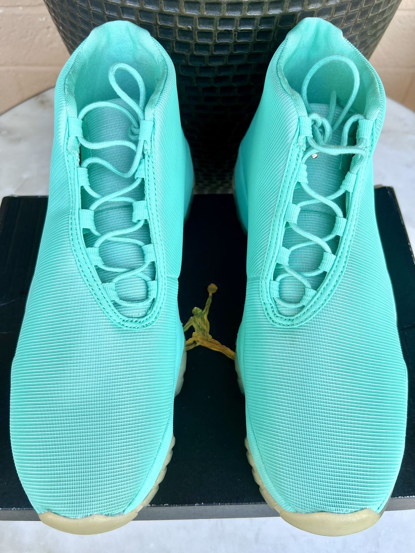 * DEADSTOCK* Jordan Future Hyper Jade Size 11 In Men Reflective Sneakers