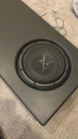 10" Audio Control Shallow 2ohm Sub in Ported Box