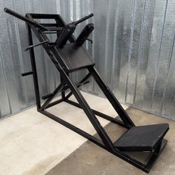 Hack Squat Old School Bodybuilding Muscle MassTraining Weightlifting Workout Gym Fitness Strength Conditioning Power Explosiveness Leg Day