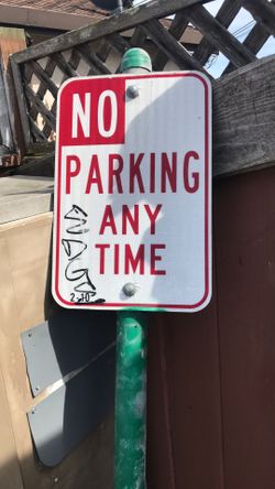 Street Sign With Pole