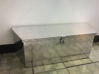 35”X 12”X12” aluminum trailer tongue toolbox