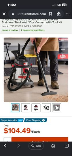 Shop-vac u.s. 5 gallon