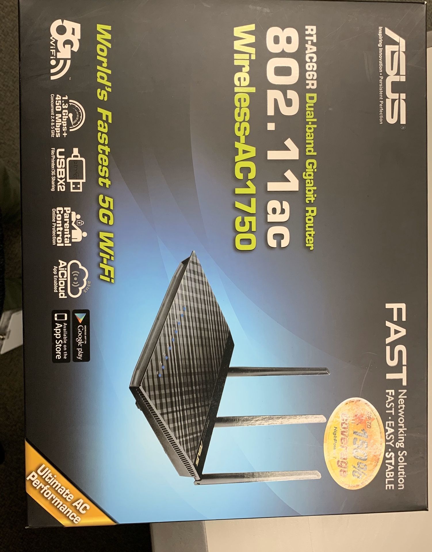 ASUS Dualband Wifi Router (bought at $226 ---> sell at $80 only)