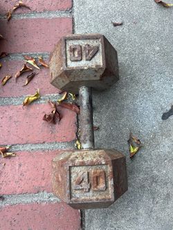 40 pound dumbbell