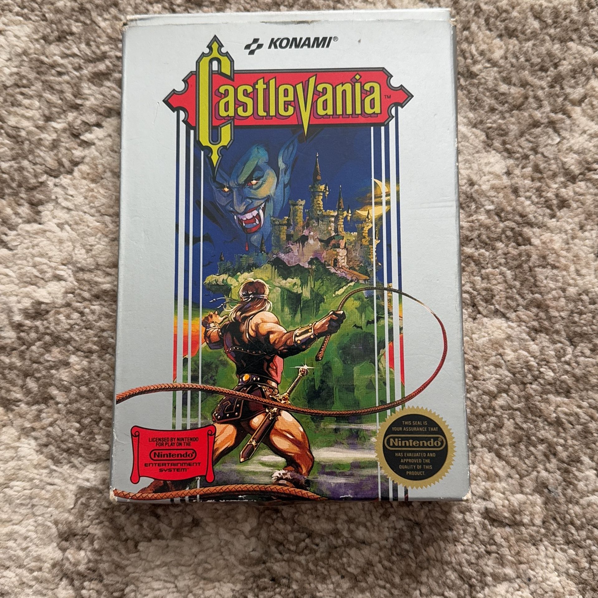 Castlevania Nes First Print Hangtab Circle Soq
