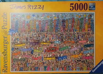 NIB Ravensburger 5000pc James Rizzi Jigsaw Puzzle