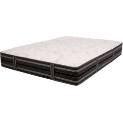 🛏 Queen Metal Bed Frame + Mattress