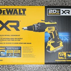 🚨 NEW DEWALT 20V XR BRUSHLESS SCREW GUN KIT 🔥 $220
