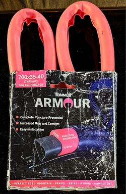Tannus Unisex Adult Armour Puncture Protection 700 x 35-40C 35/40-622 Puncture Proof Semi Mousse Tyre All-Round Protection High Grip Easy Assembly Reu