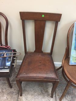 Square back Wooden Chair