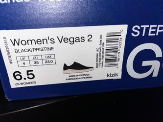 Womens 6.5 black vegas 2