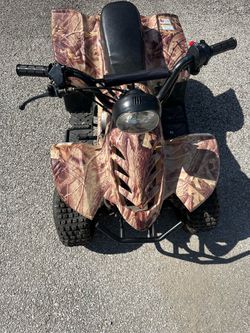 Kids Mini ATV Four Wheeler Camo