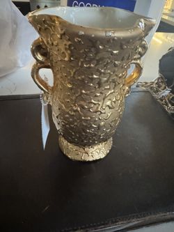 Vintage Gold Vase