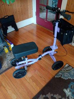 Knee Scooter Walker with Basket