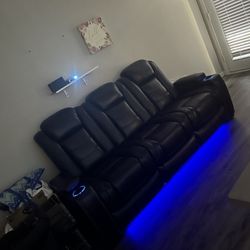 Leather Couch 