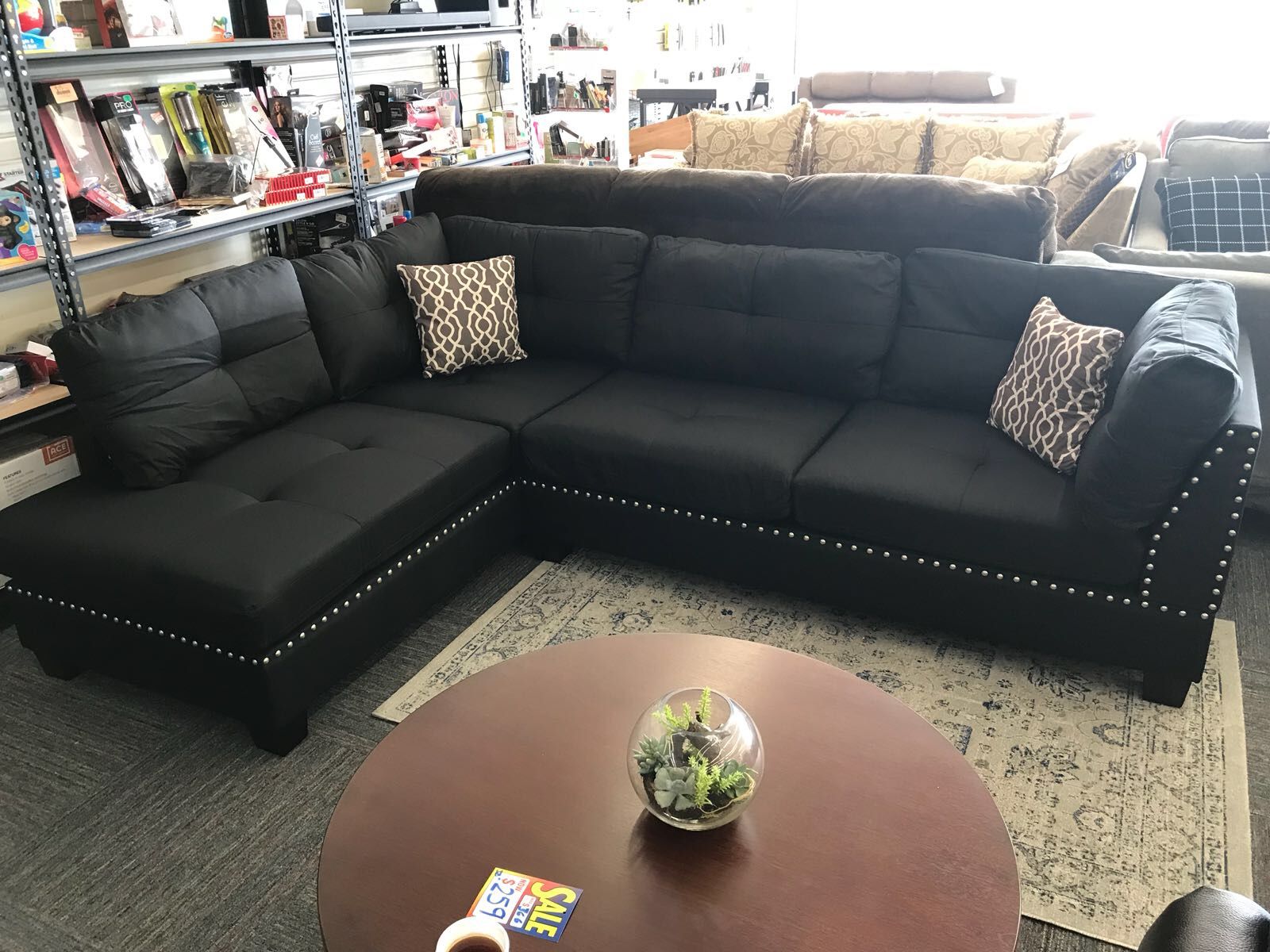 Black sectional,All Products : American Fashion Style Bags On Sale