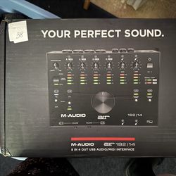 8-In / 4-Out  M-Audio AIR 192|14 *Brand New*
