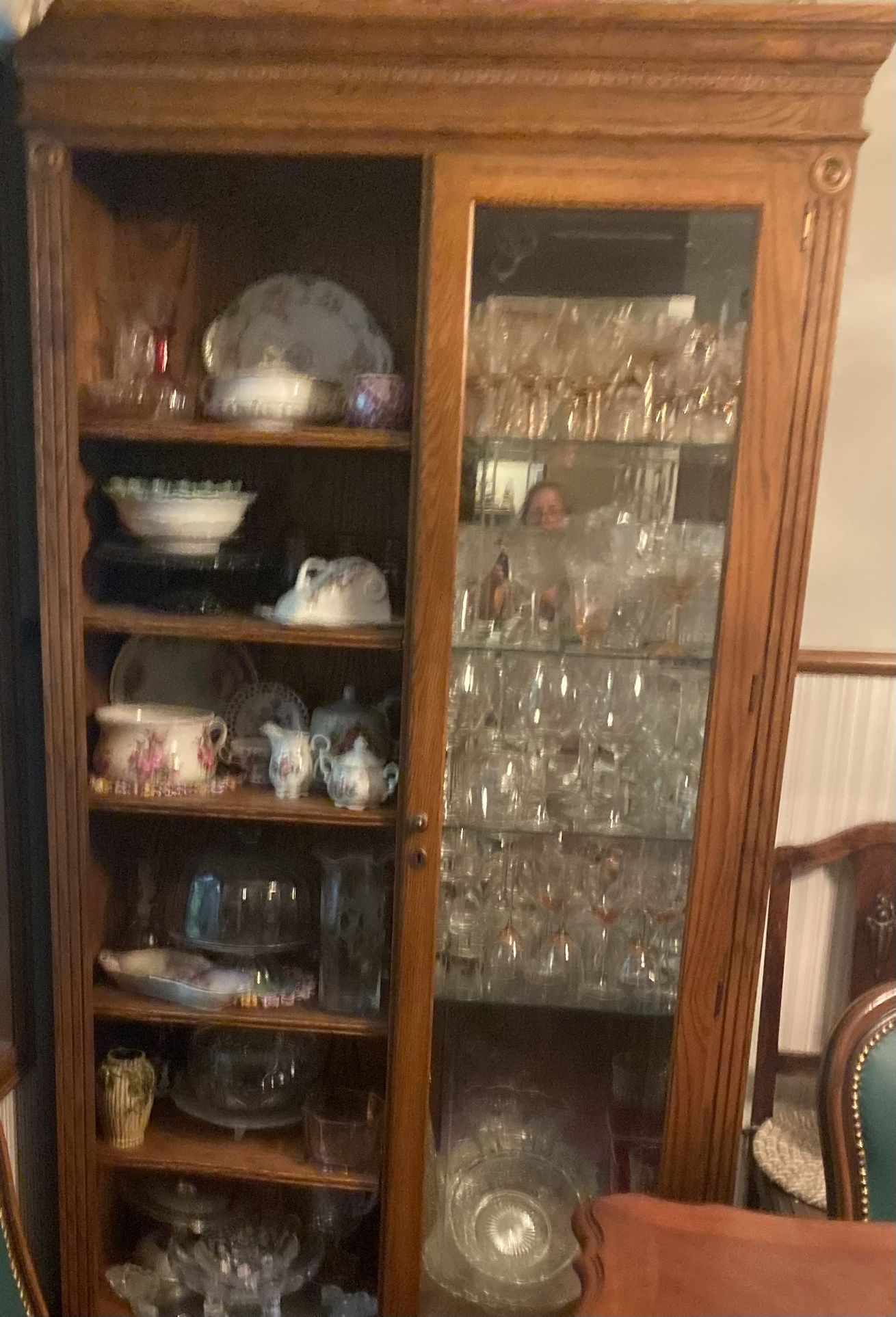 Oak China Cabinet