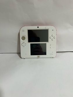 Nintendo 2DS Handheld Game Console FTR-001 White/Red
