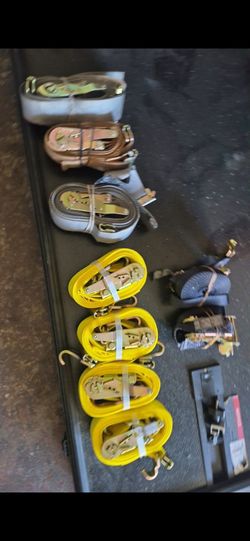 E track heavy Duty Rachet Straps