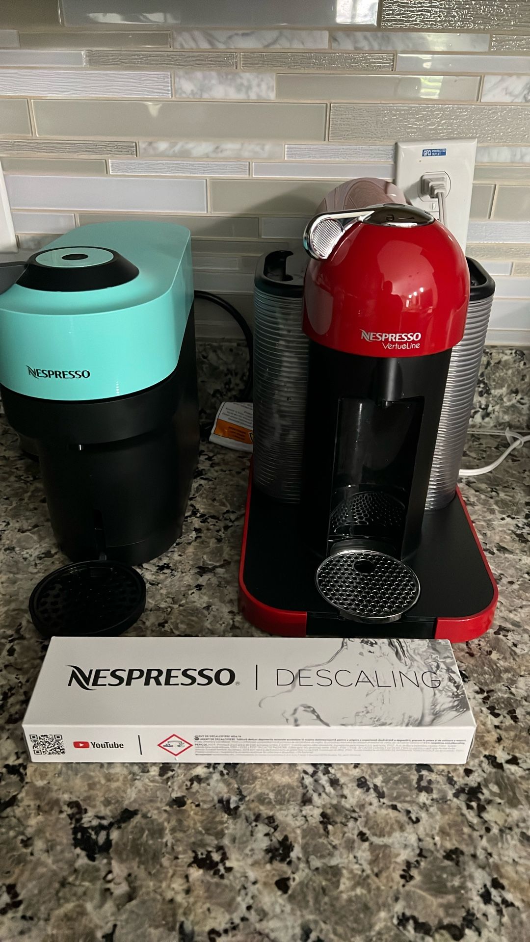 Nespresso Vertuo Pop Coffee Machine Teal Color